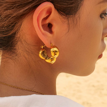 Silhouette Hoop Earrings