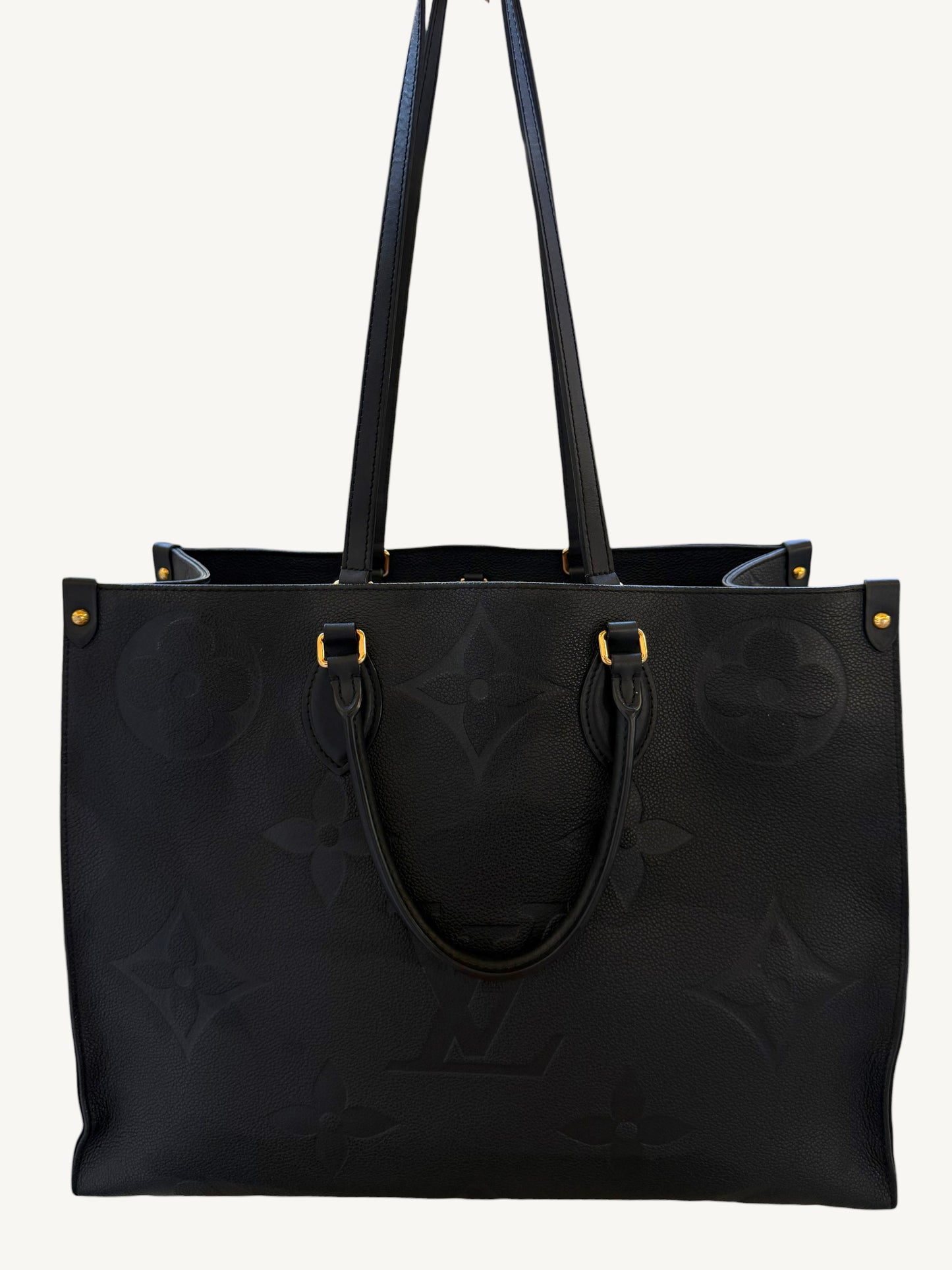 Louis Vuitton Monogram Empreinte On The Go GM — Noir — Excellent Like New