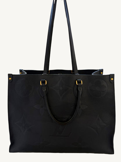 Louis Vuitton Monogram Empreinte On The Go GM — Noir — Excellent Like New