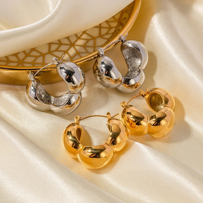 Silhouette Hoop Earrings