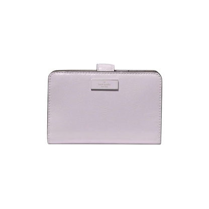 Kate Spade Lilac Bridget Crinkle Patent Medium Compact Bifold Wallet