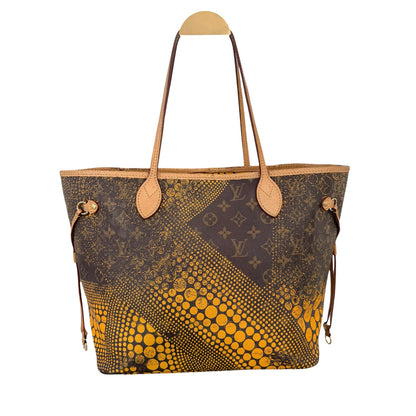 Louis Vuitton x Yayoi Kusama Limited Edition Yellow Waves Neverfull MM Tote