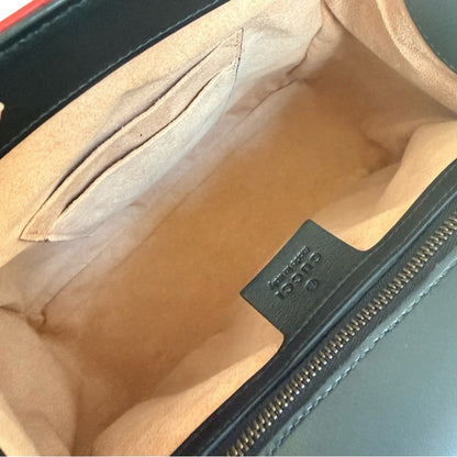 RARE Gucci Queen Margaret Tropuntata Bamboo Multicolor Backpack Pearl Bee Clasp