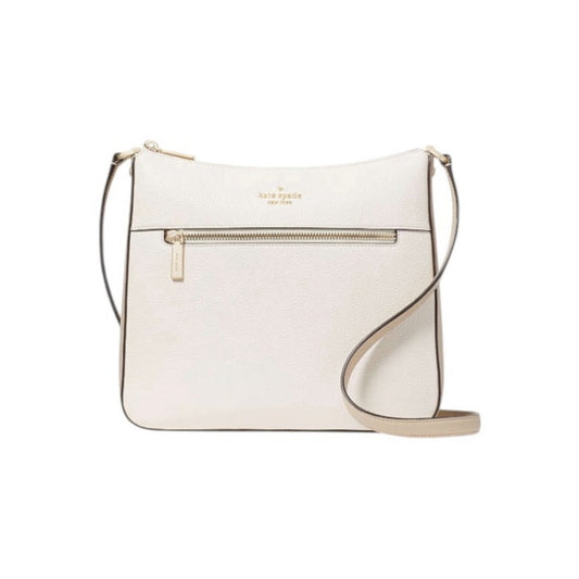 Kate Spade Lena Beige / Cream Pebbled Leather Large Swingpack Crossbody NWT