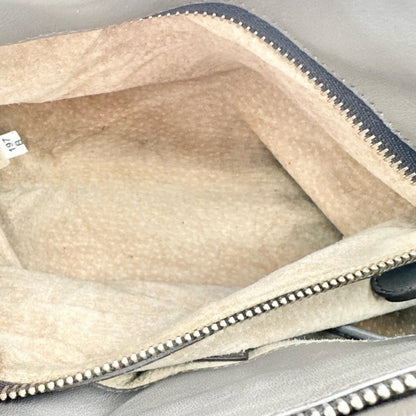 Prada Vitello Daino Leather Satchel in Elegant Taupe Gray –Timeless & Versatile