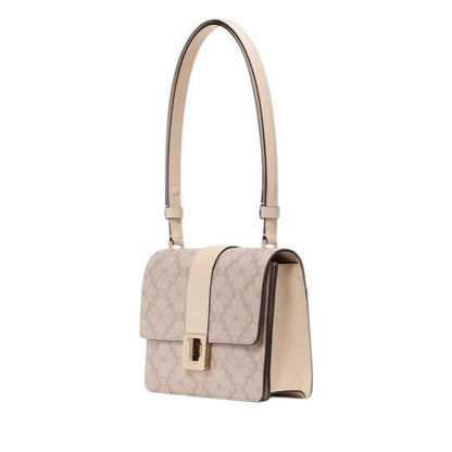 Kate Spade Cream Jacquard Spade Flower Convertible Shoulder Bag Crossbody NWT