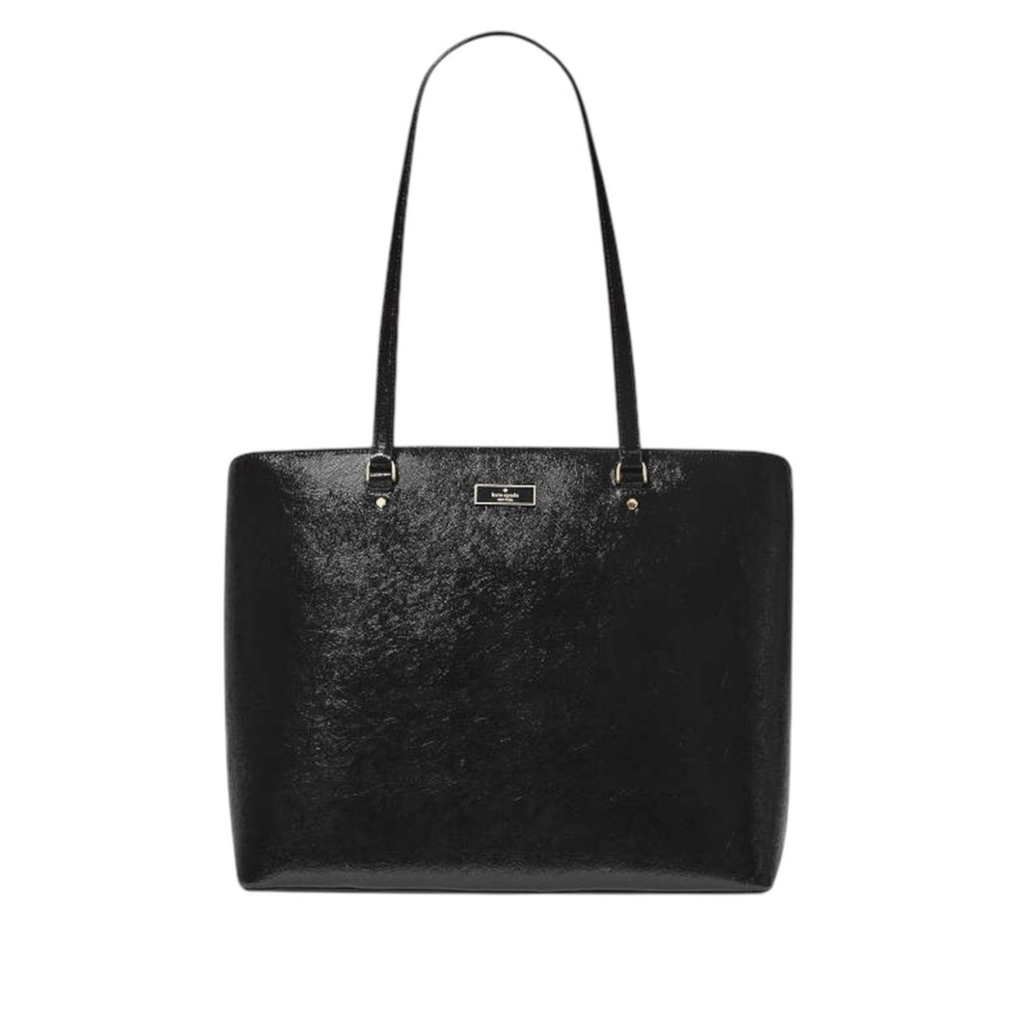 Kate Spade Bridget Black Crinkle Patent Large Tote