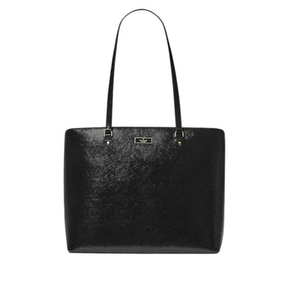 Kate Spade Bridget Black Crinkle Patent Large Tote
