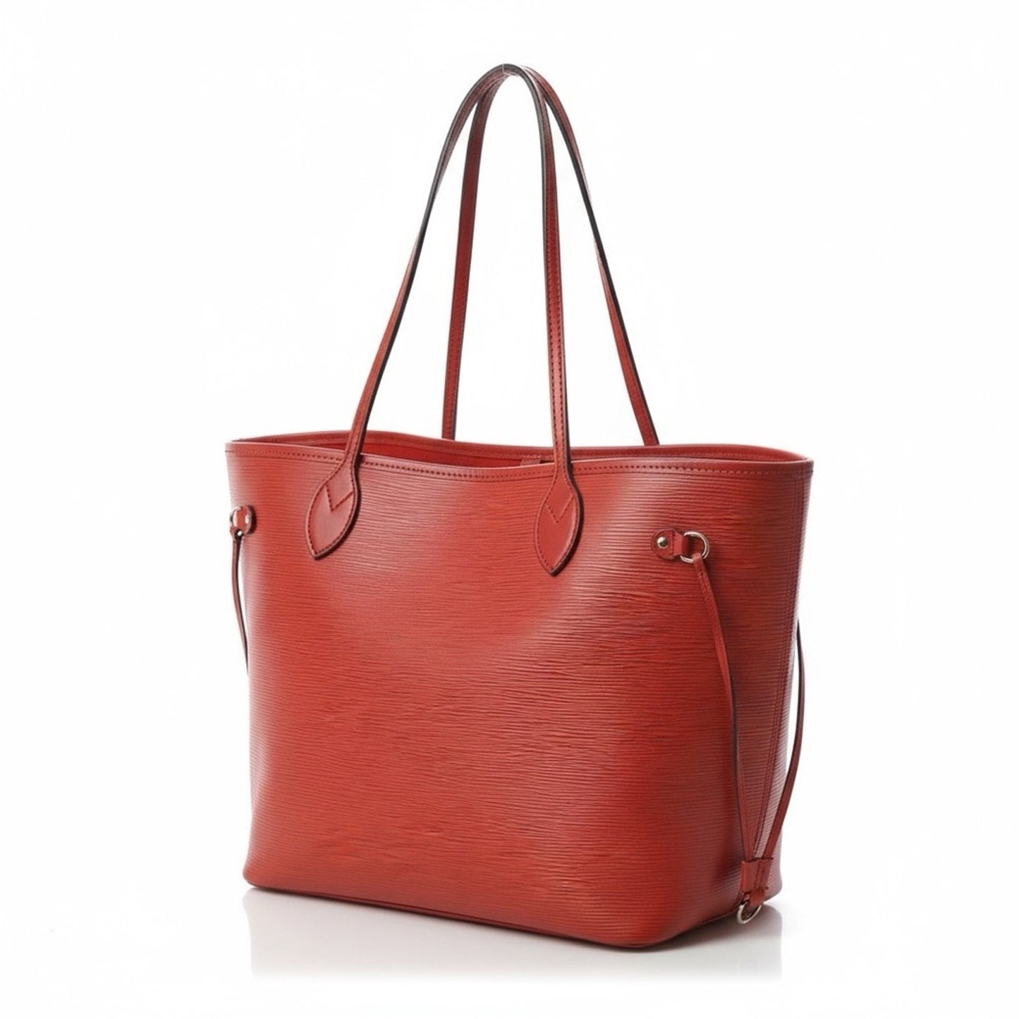 Louis Vuitton Red Epi Leather Neverfull MM Tote – Made in Spain