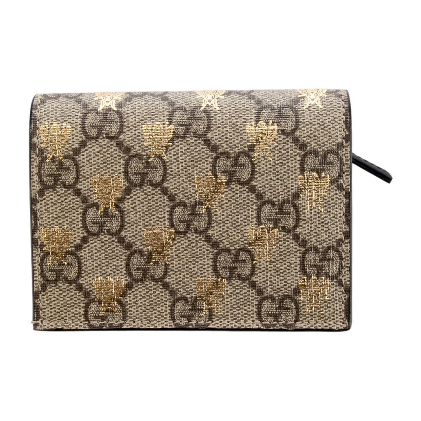 Gucci GG Supreme Bee Print Compact Bifold Wallet - Unisex