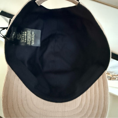 Fendi FF-Motif Cotton Baseball Cap – Beige (Unisex, Adjustable)