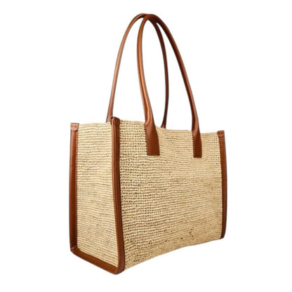 Christian Louboutin By My Side Large Raffia Tote Bag – Natural/Cuoio NWT