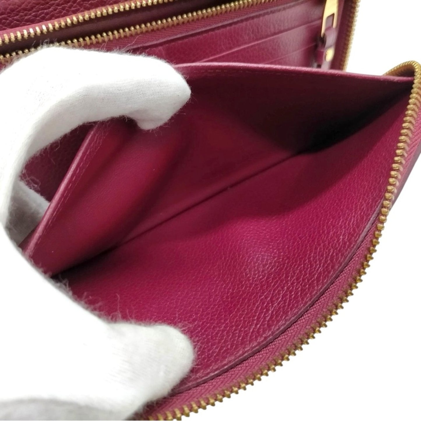 Louis Vuitton Monogram Empreinte Leather Full Zippy Wallet – Fuchsia / Purple