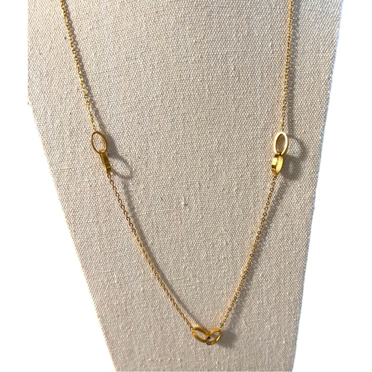 Milan Link Long Necklace – 18k PVD Gold-Plated or Stainless Steel