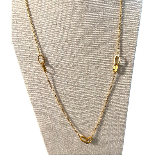 Milan Link Long Necklace – 18k PVD Gold-Plated or Stainless Steel