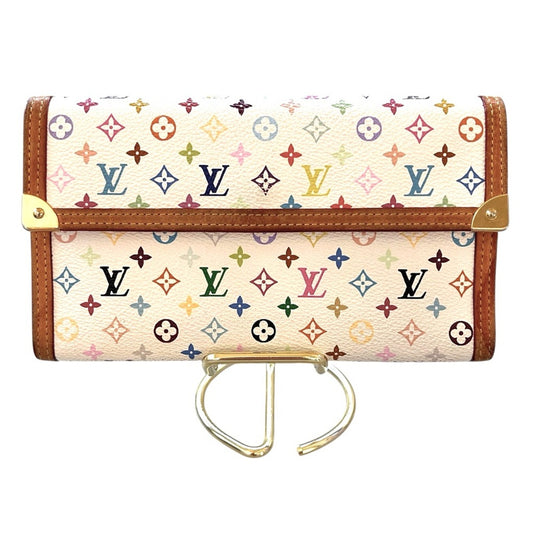 Louis Vuitton Multicolor International Long Wallet – Rare Murakami Collab, COA