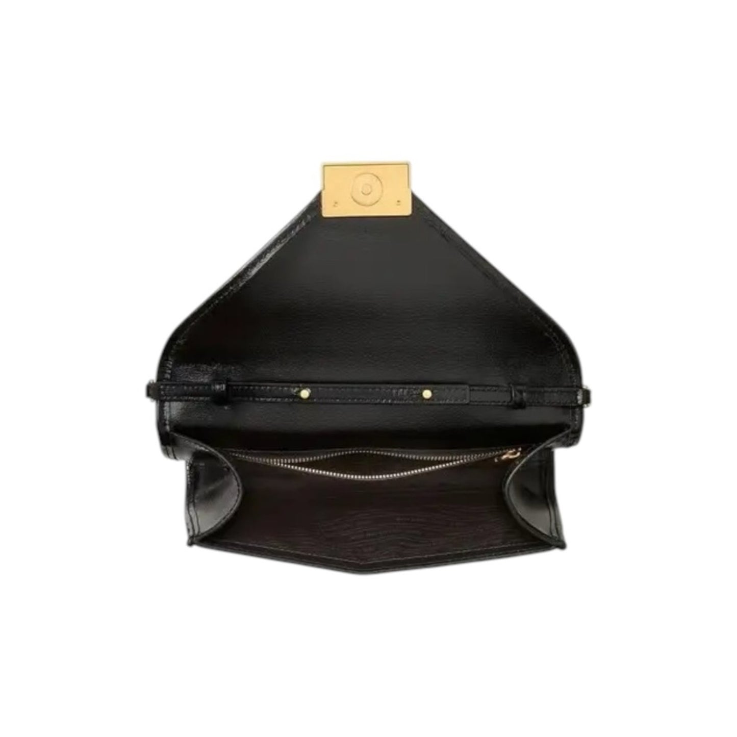 Kate Spade Anna Black Leather Envelope Convertible Clutch Crossbody NWT $298