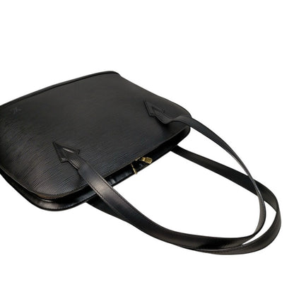 Louis Vuitton Lussac Shoulder Bag Black Epi Leather M52282 Made in France