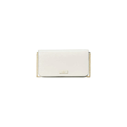 Kate Spade Bridget Cream and Gold Crinkle Patent Crossbody Meringue NWT