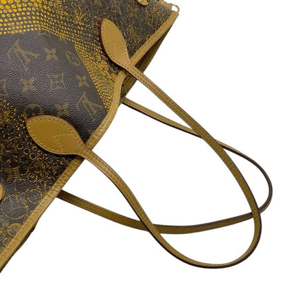 Louis Vuitton x Yayoi Kusama Limited Edition Yellow Waves Neverfull MM Tote