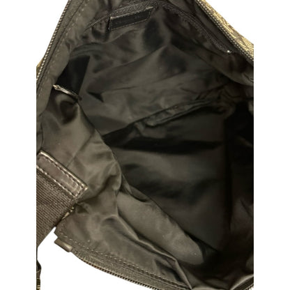Christian Dior Y2K Vintage Trotter Crossbody Bag Black Diorissimo Galliano 2002