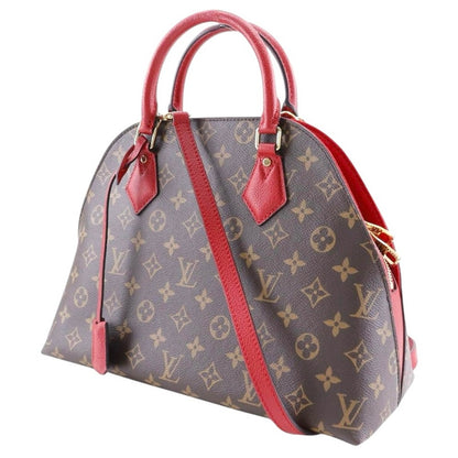 Like New Rare Louis Vuitton Alma B’N’B Monogram Cerise Red | LV Dome Satchel