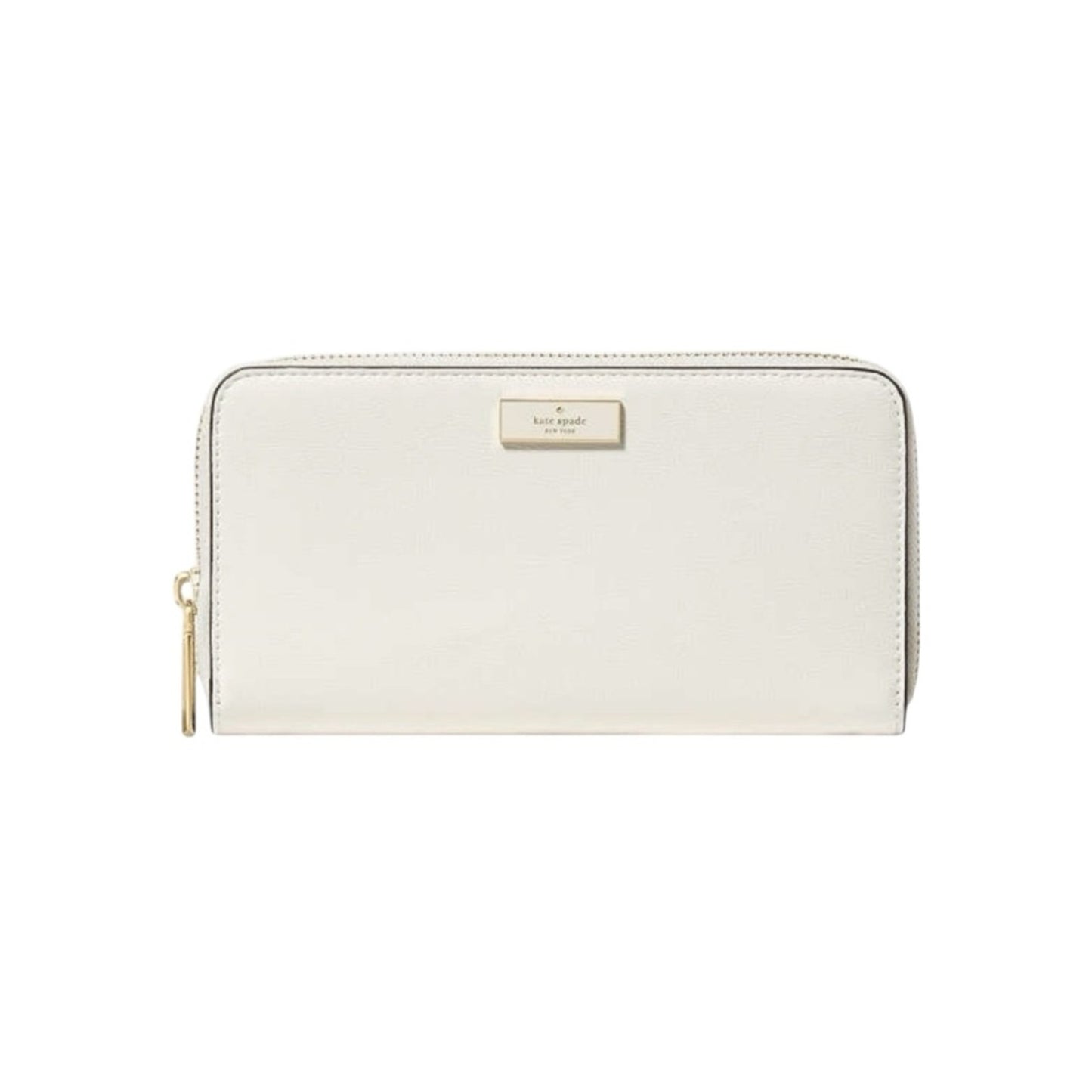 Kate Spade Cream Bridget Crinkle Patent Large Continental Wallet