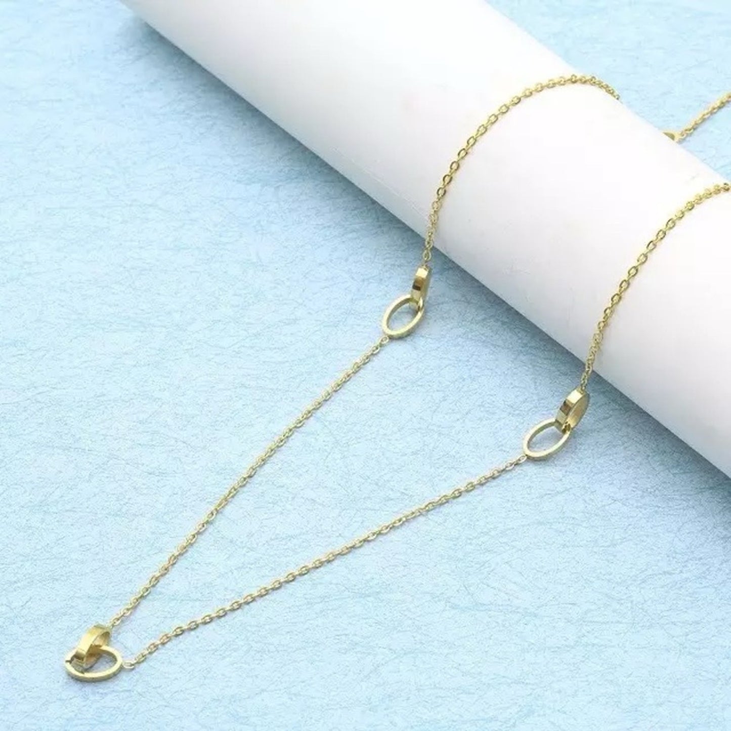 Milan Link Long Necklace – 18k PVD Gold-Plated or Stainless Steel