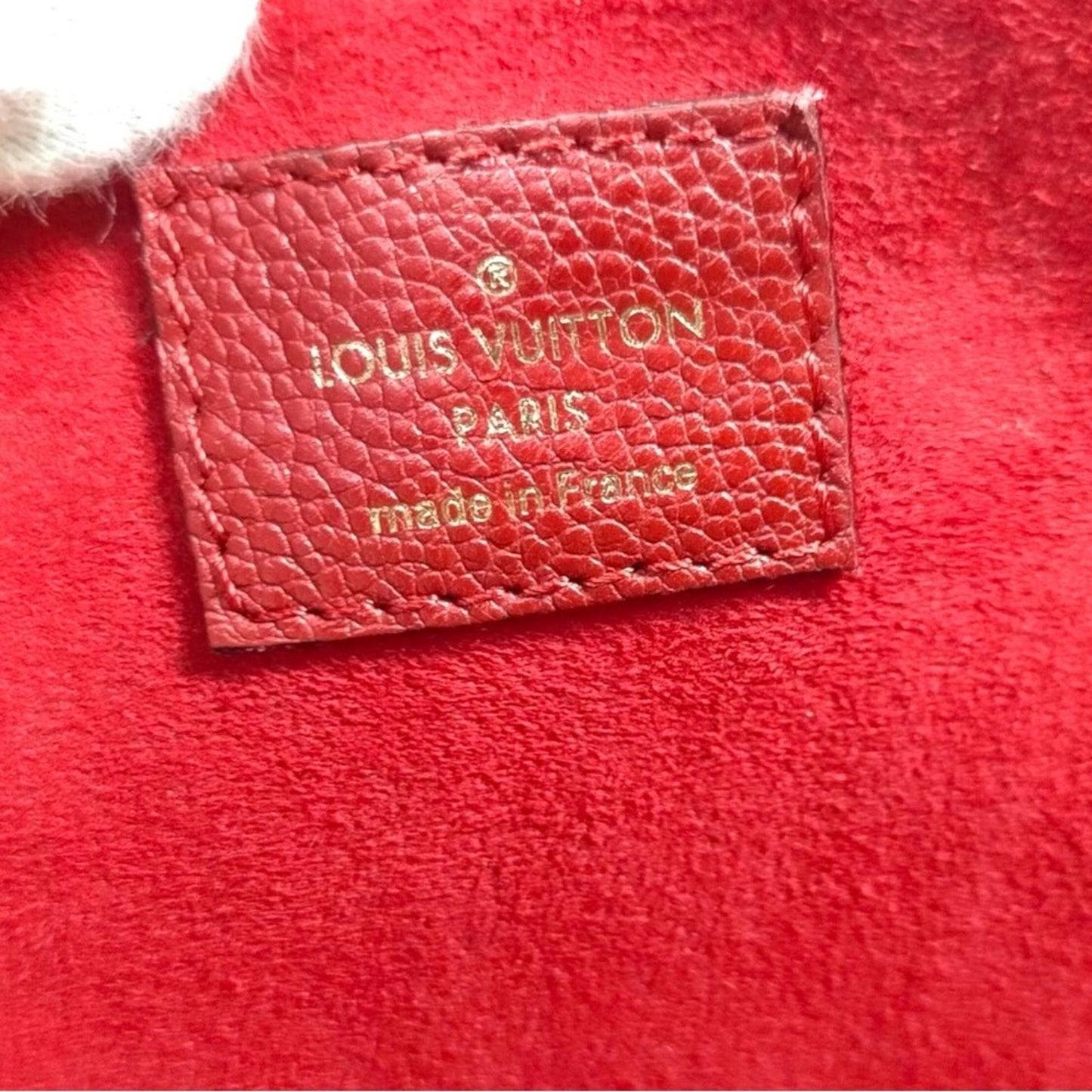 Like New Rare Louis Vuitton Alma B’N’B Monogram Cerise Red | LV Dome Satchel