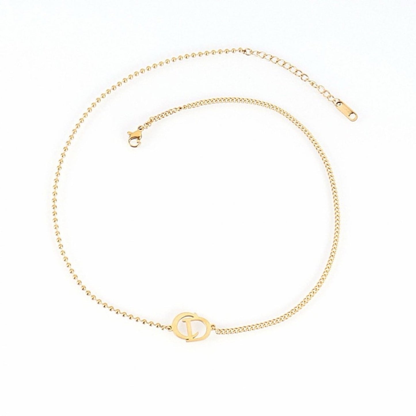 Gold Plated Stainless Steel 3 Piece Set Necklace, Bracelet, and Earrings