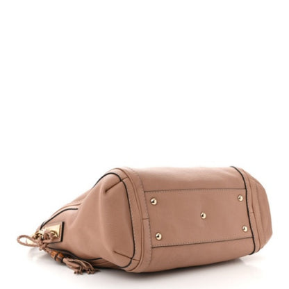 Gucci Pebbled Calfskin Medium Bella Hobo Bag- Cuir (Tan)