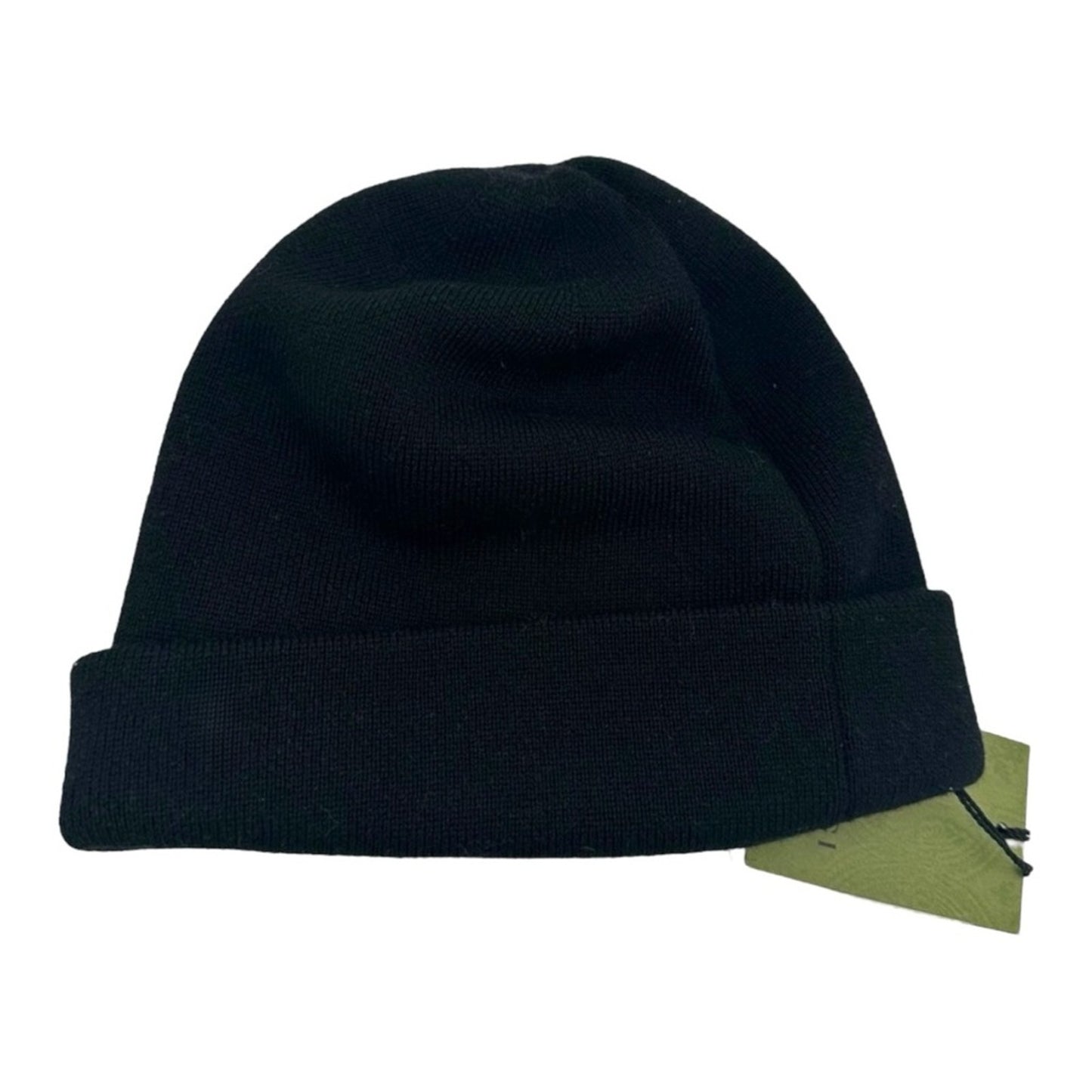 NWT Gucci Maison de l’Amour Patch Logo Black Wool Unisex Beanie Size S / 21cm