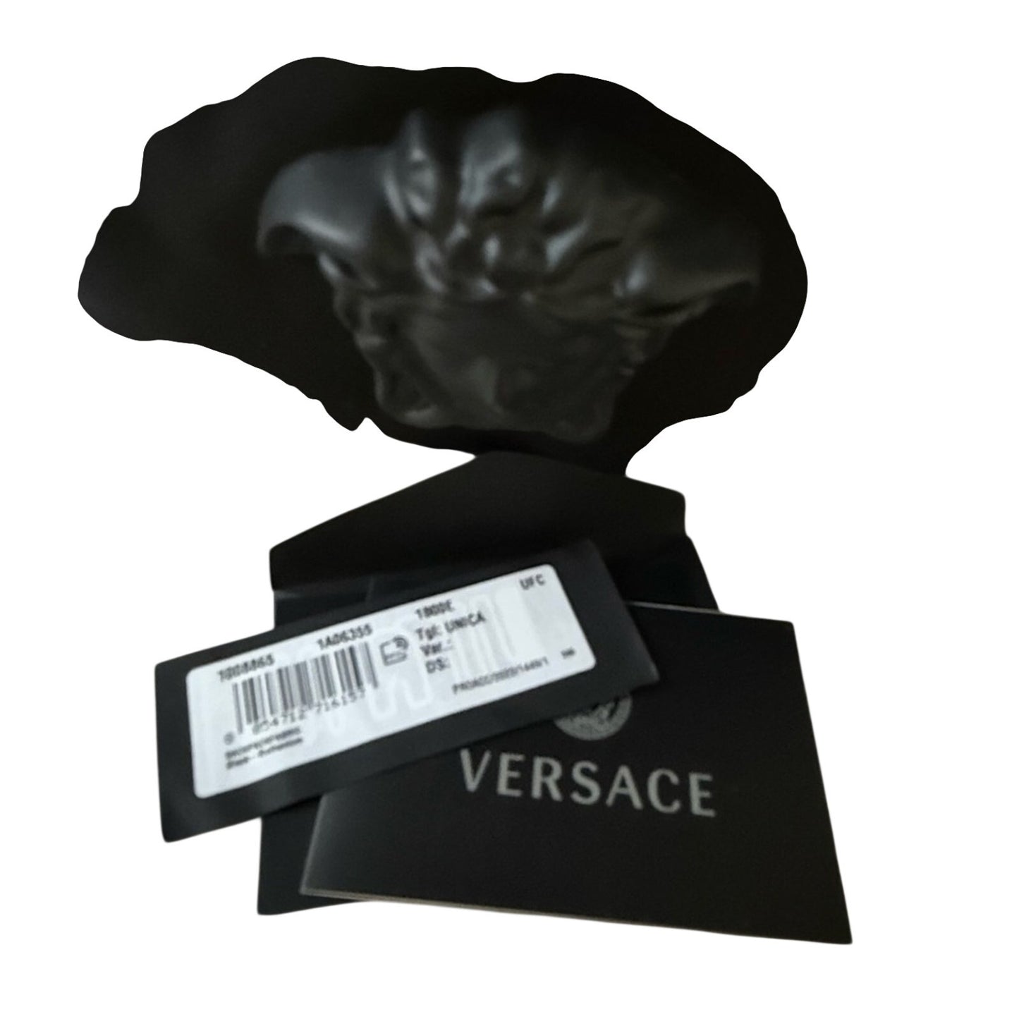 NWT Retail $1450 Versace La Medusa Palazzo Large Nylon Unisex Black Backpack