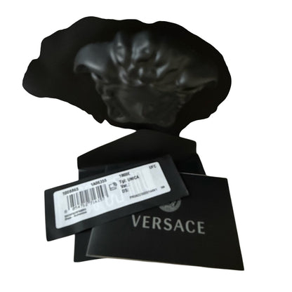 NWT Retail $1450 Versace La Medusa Palazzo Large Nylon Unisex Black Backpack