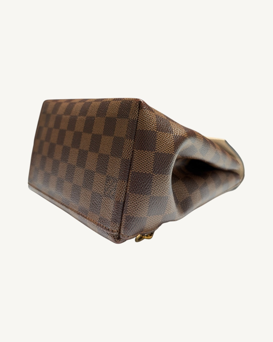 Louis Vuitton Clapton Backpack — Angled base view showing bottom seam and one corner