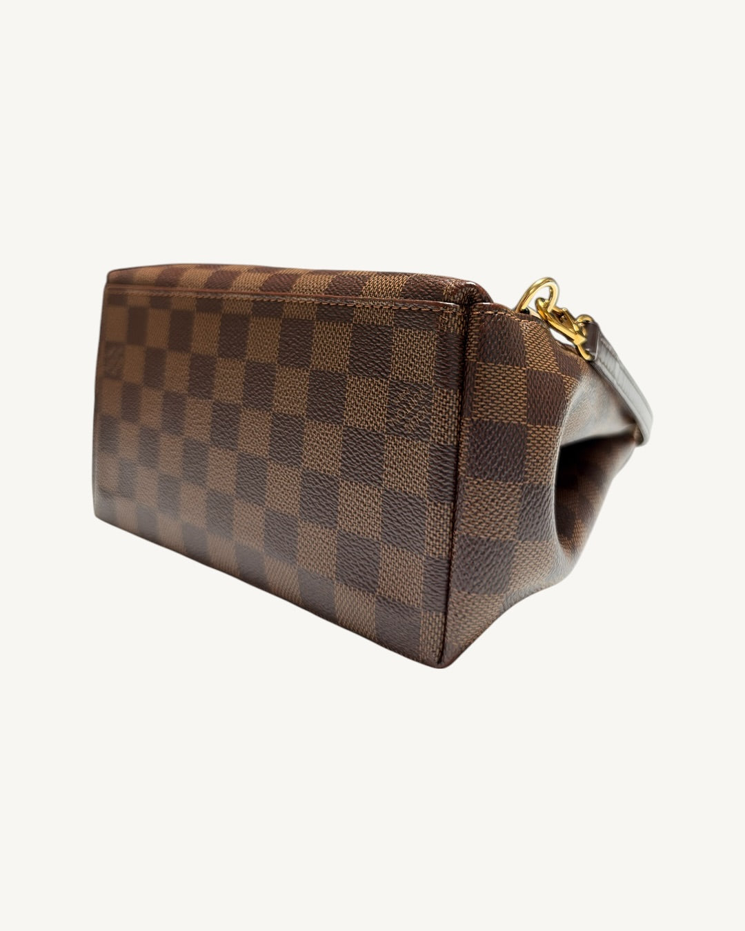 Louis Vuitton Clapton Backpack — Opposite base edge and corner with strap attachment visible