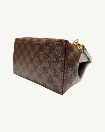 Louis Vuitton Clapton Backpack — Opposite base edge and corner with strap attachment visible