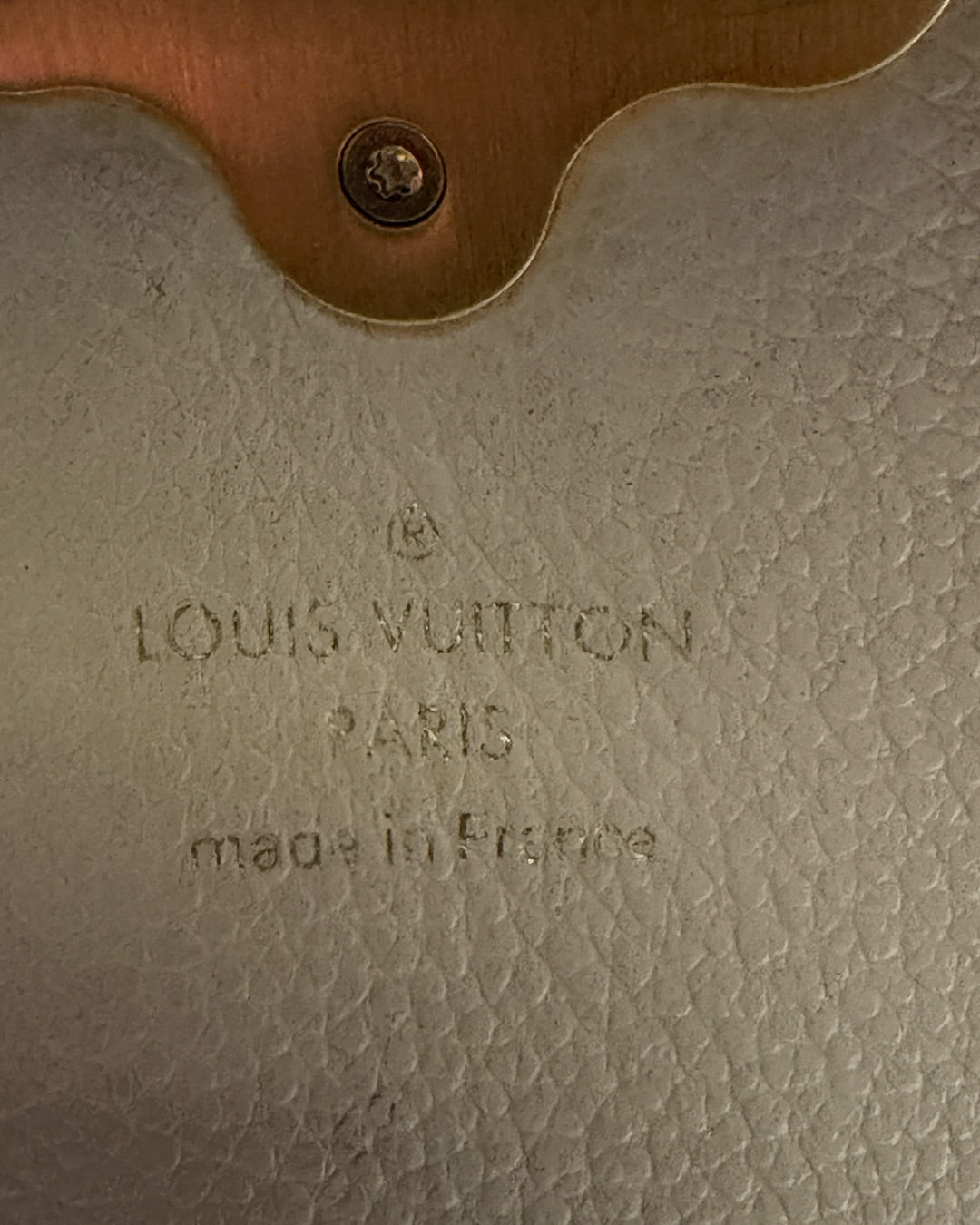 Louis Vuitton Clapton Backpack — Louis Vuitton Paris made in France stamp inside leather flap
