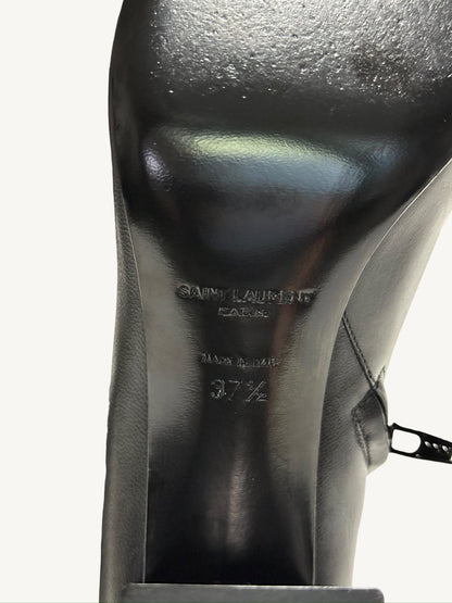 Saint Laurent Paris leather outsole stamp showing Made in Italy and size 37.5
