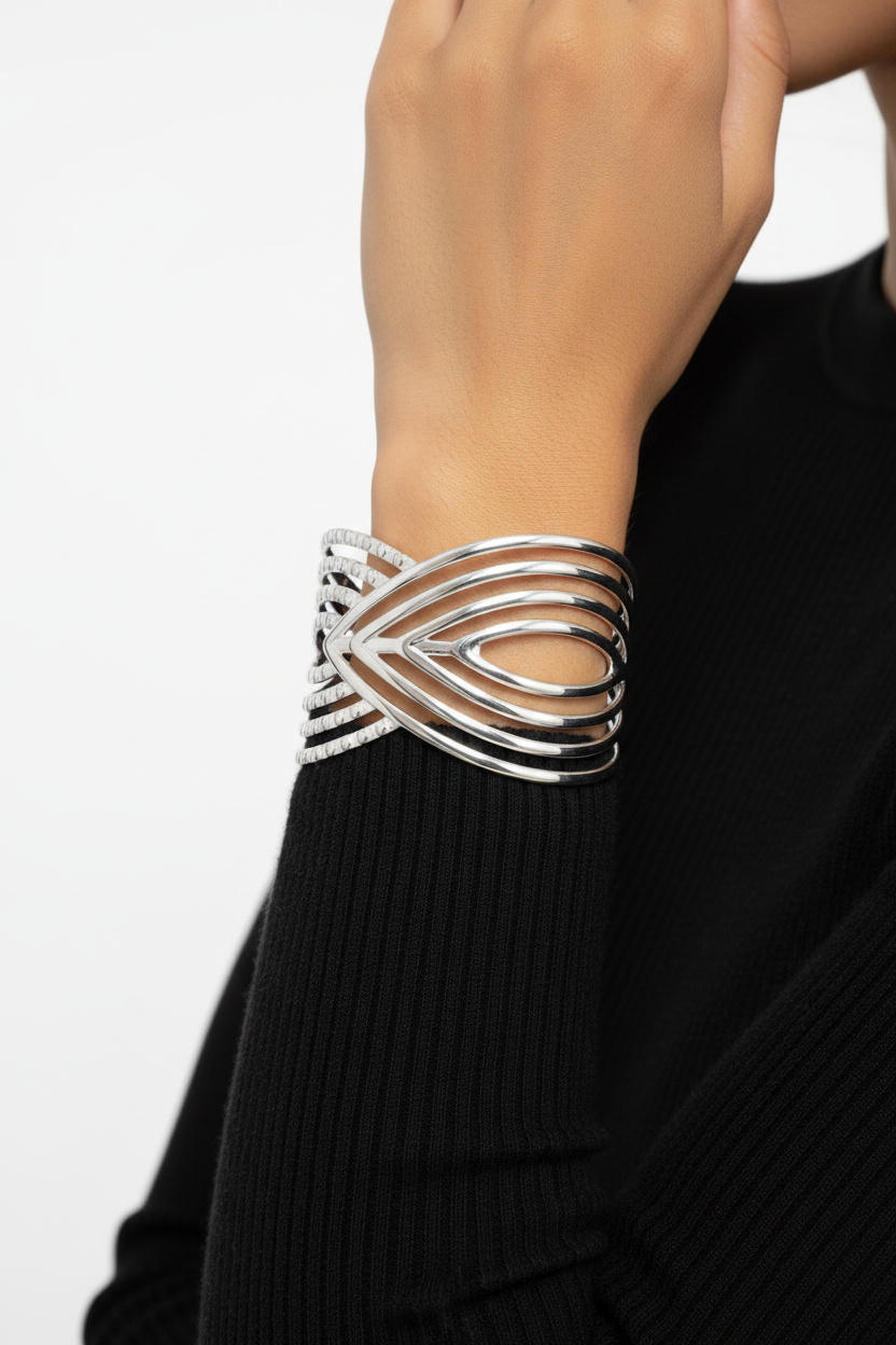 The Aile Silver — Wrist Lifestyle Shot