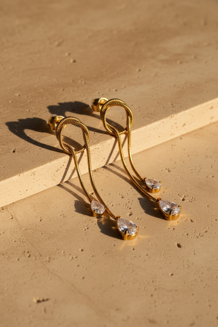 The Serpentine — Travertine Flat Lay
