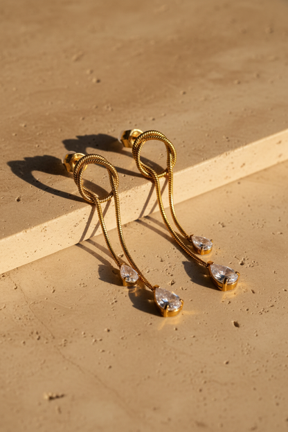 The Serpentine — Travertine Flat Lay